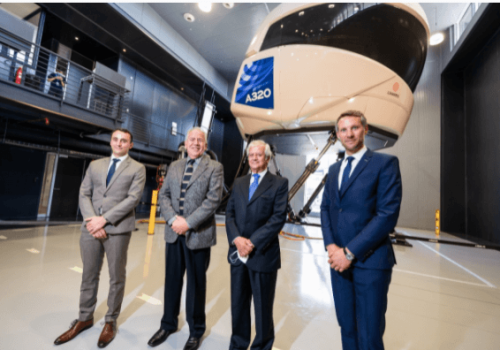 Airbus inauguró en Aeródromo Tobalaba un simulador de sus aviones A320