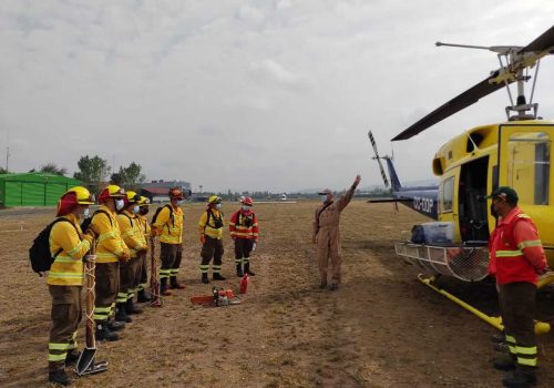 Tobalaba: Punto de Operación de Conaf en Combate de Incendios Forestales