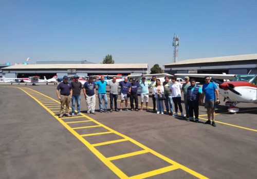 Pilotos de Puerto Montt aterrizan en el CAS