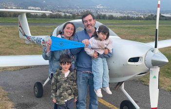 Primer Vuelo Solo alumno Sebastián Lasserre