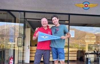 Primer vuelo solo alumno Eduardo Vergara