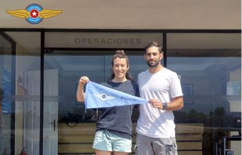 Primer vuelo sola alumna pastora parragué