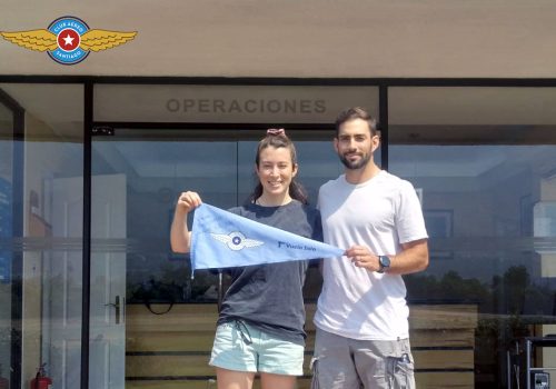 Primer vuelo sola alumna pastora parragué