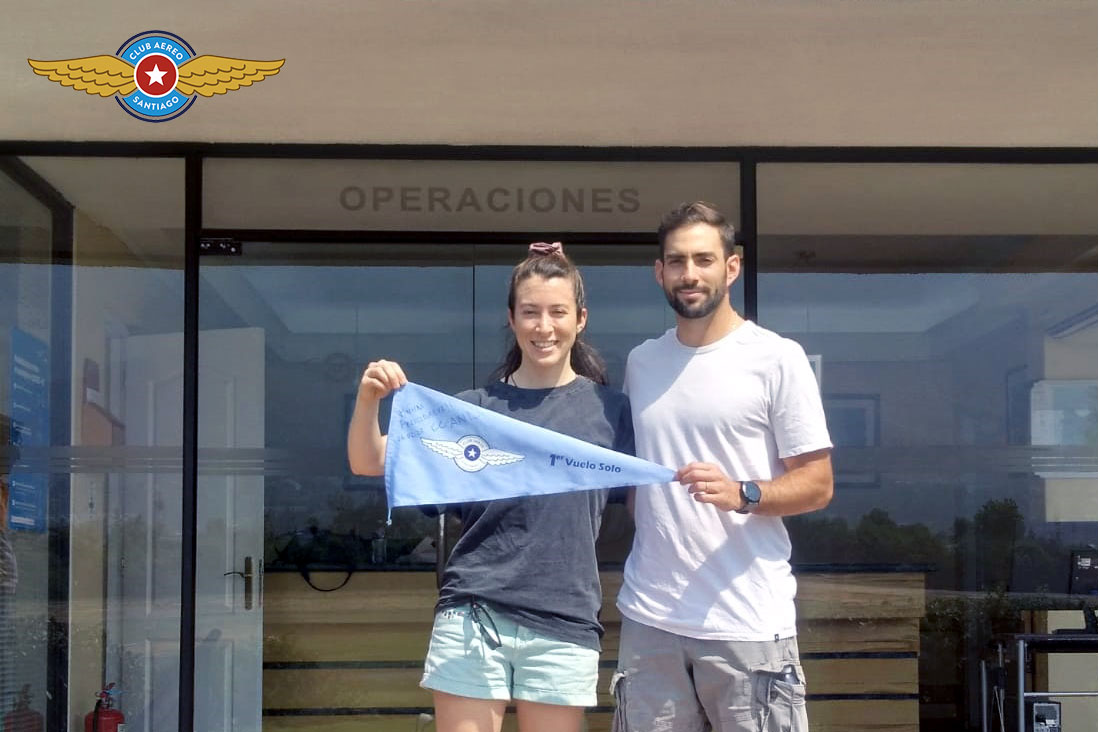 En este momento estás viendo Primer vuelo sola alumna pastora parragué