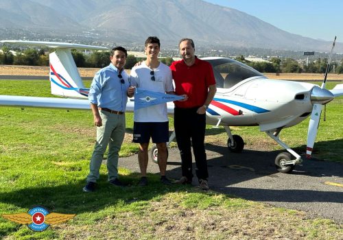 Primer vuelo solo alumno Pedro Alexandroff