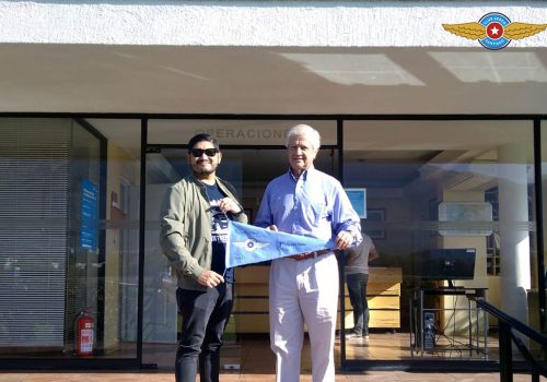 Primer vuelo solo alumno Manuel Toro Pinto