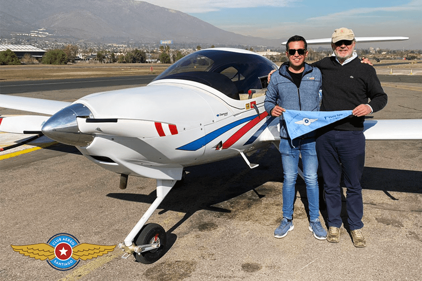 En este momento estás viendo Primer vuelo solo alumno Alessandro Costa
