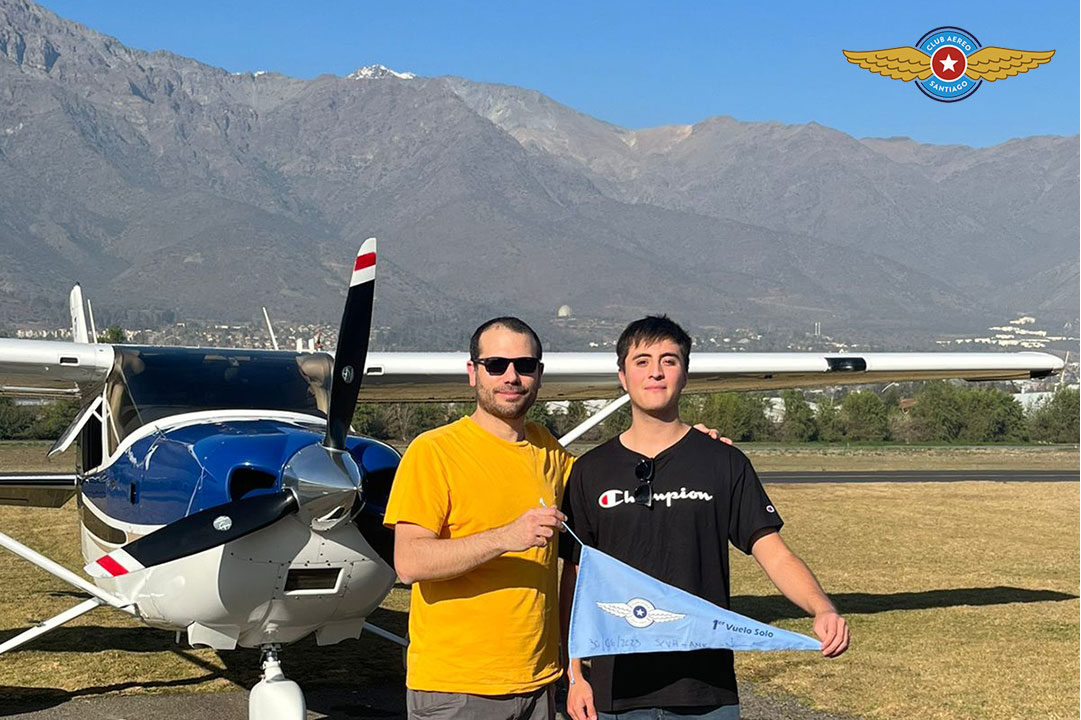 En este momento estás viendo Primer vuelo solo alumno José Ignacio Tapia