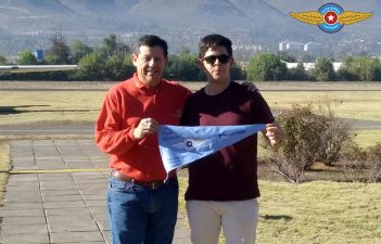 Primer vuelo solo alumno Luka Bermejo