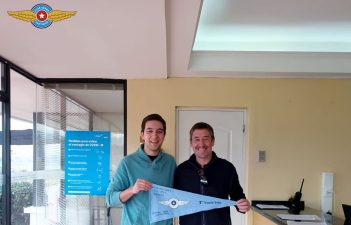 Primer vuelo solo alumno Sebastián Andrés Trench Fernández