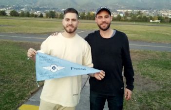 Primer vuelo solo alumno Antonio Parot Besa