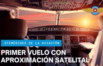 Video – Primer vuelo con aproximación satelital