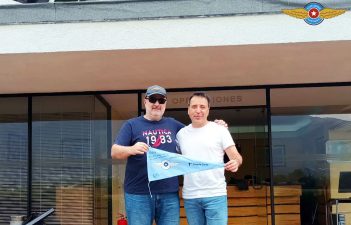 Primer vuelo solo alumno Eduardo Lorca Salinas