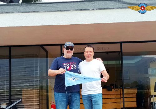 Primer vuelo solo alumno Eduardo Lorca Salinas