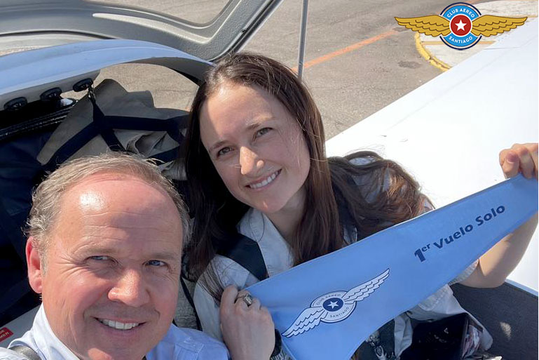 En este momento estás viendo Primer vuelo solo alumna Victoria Briones Marasovic