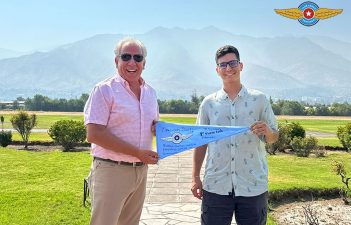 Primer vuelo solo alumno Daniel Lara Tarrés